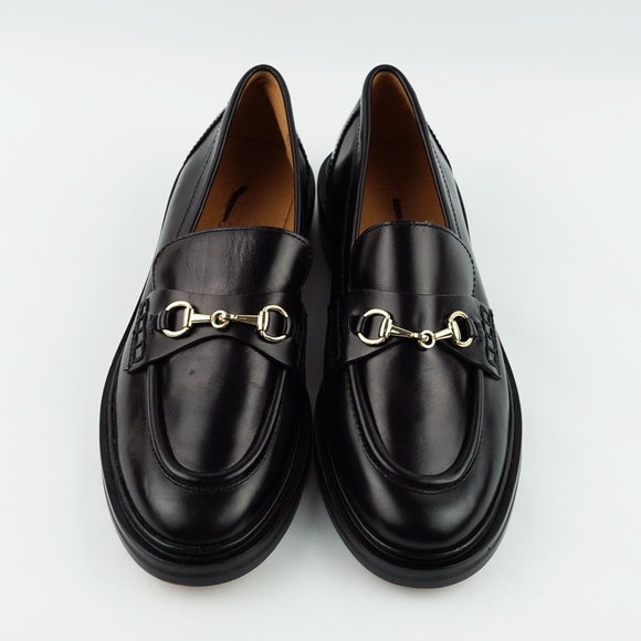 New MADEWELL Size 6.5 The Vernon Bit Hardware Loafer Leather Black $158 NN868 - Picture 4 of 10